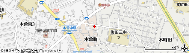 東京都町田市木曽町524周辺の地図