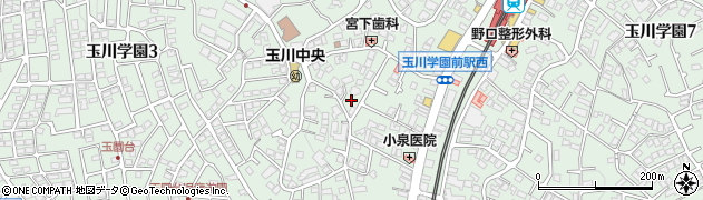 東京都町田市玉川学園2丁目周辺の地図