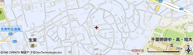 千葉県千葉市中央区生実町2036周辺の地図