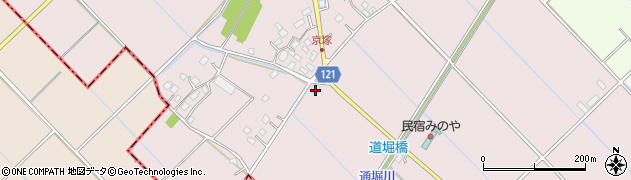 千葉県山武市本須賀2277周辺の地図