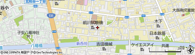東京都大田区大森南2丁目16周辺の地図