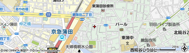 まいばすけっと蒲田キネマ通り店周辺の地図