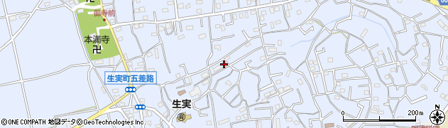 千葉県千葉市中央区生実町1974周辺の地図