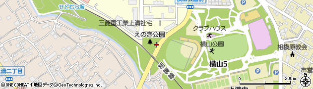 神奈川県相模原市中央区横山台2丁目17周辺の地図