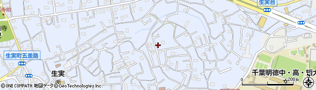 千葉県千葉市中央区生実町2043周辺の地図