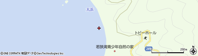大浜周辺の地図