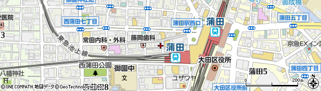 ほけんの窓口　蒲田店周辺の地図
