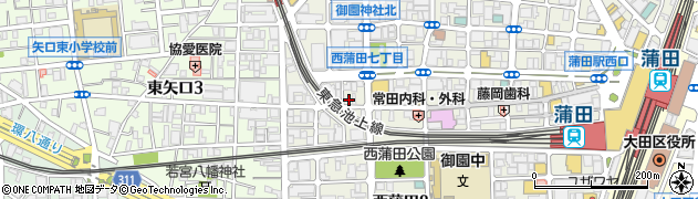 蒲田のイタリアン酒場 インポルタンテ周辺の地図