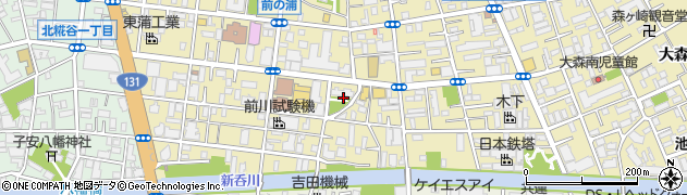 東京都大田区大森南2丁目14周辺の地図