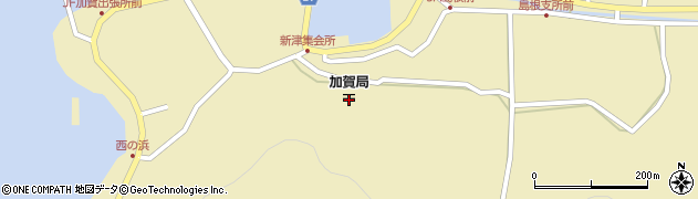 加賀郵便局周辺の地図