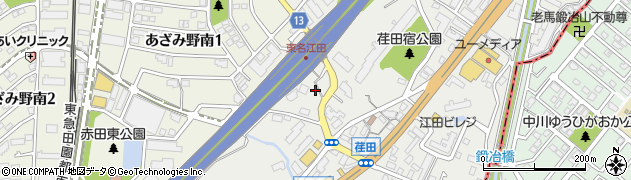 神奈川県横浜市青葉区荏田町1414周辺の地図