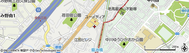 神奈川県横浜市青葉区荏田町346周辺の地図