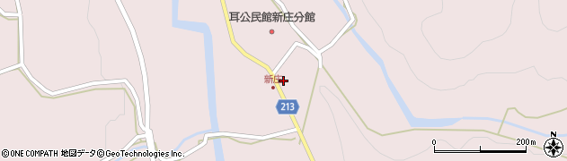 新庄簡易郵便局周辺の地図