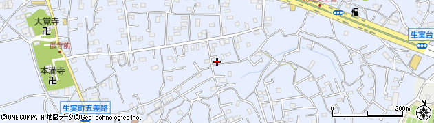 千葉県千葉市中央区生実町1634周辺の地図