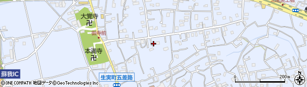 千葉県千葉市中央区生実町1661周辺の地図