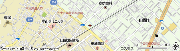千葉労働局　東金労働基準監督署周辺の地図