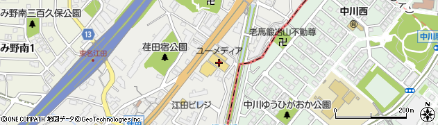 神奈川県横浜市青葉区荏田町344周辺の地図
