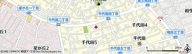神奈川県相模原市中央区千代田周辺の地図