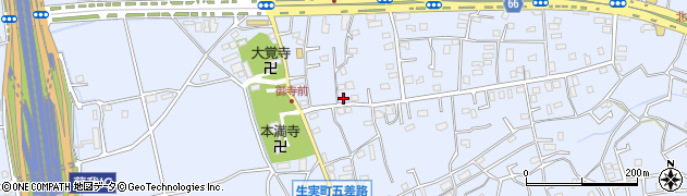 千葉県千葉市中央区生実町1720周辺の地図