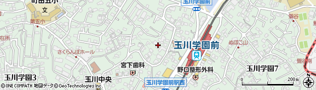 東京都町田市玉川学園周辺の地図