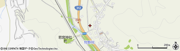 京都府京丹後市大宮町谷内周辺の地図