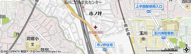 神奈川県川崎市中原区市ノ坪659周辺の地図