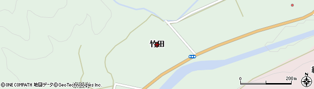 兵庫県新温泉町（美方郡）竹田周辺の地図
