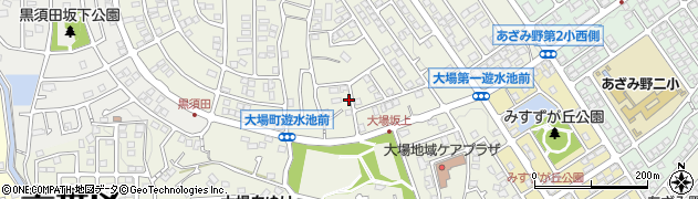 神奈川県横浜市青葉区大場町周辺の地図