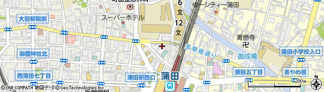 ピザーラ　西蒲田店周辺の地図