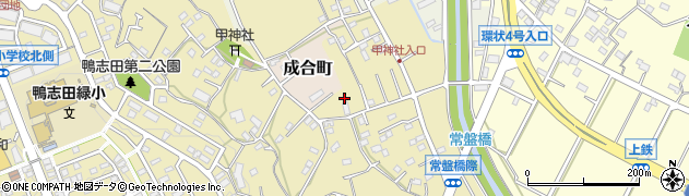 神奈川県横浜市青葉区鴨志田町184周辺の地図