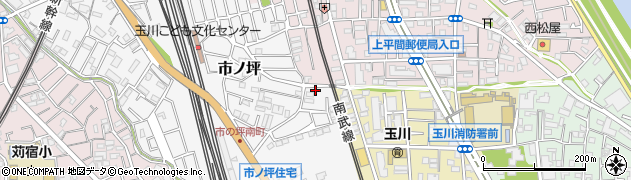 神奈川県川崎市中原区市ノ坪680周辺の地図