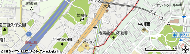 神奈川県横浜市青葉区荏田町335周辺の地図