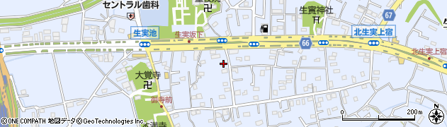 千葉県千葉市中央区生実町1701周辺の地図