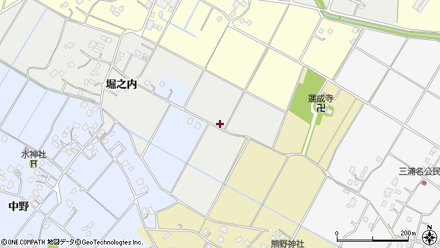 〒283-0027 千葉県東金市堀之内の地図