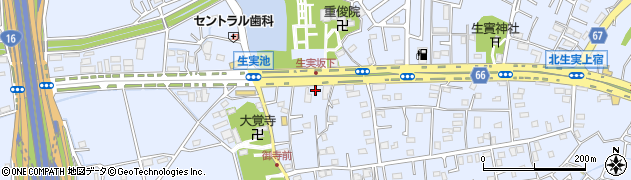 千葉県千葉市中央区生実町1708周辺の地図