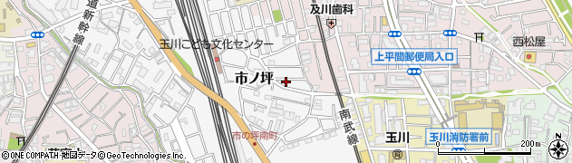 神奈川県川崎市中原区市ノ坪676周辺の地図
