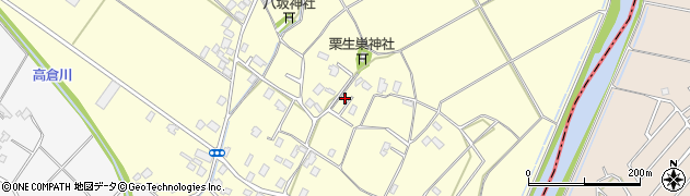 千葉県東金市東中周辺の地図