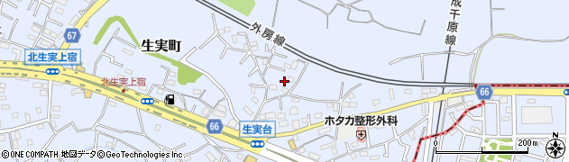 千葉県千葉市中央区生実町2488周辺の地図