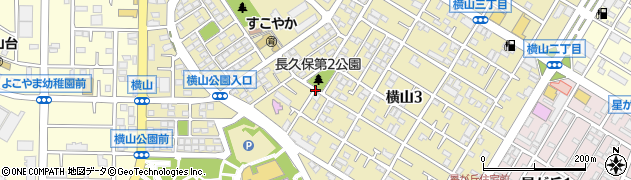 神奈川県相模原市中央区横山周辺の地図