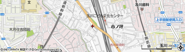 神奈川県川崎市中原区市ノ坪540周辺の地図