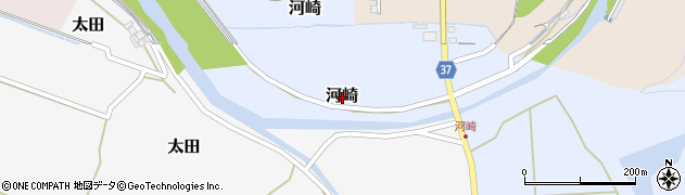 鳥取県岩美郡岩美町河崎周辺の地図