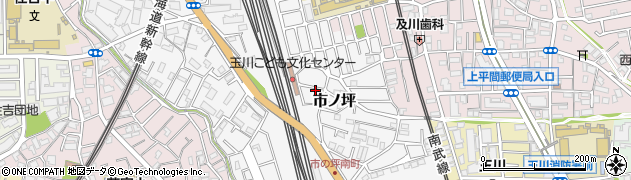 神奈川県川崎市中原区市ノ坪464周辺の地図