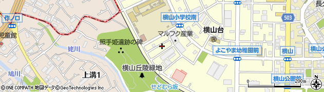 神奈川県相模原市中央区横山台2丁目20-13周辺の地図