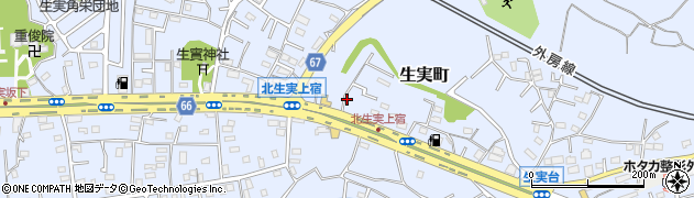 千葉県千葉市中央区生実町2254周辺の地図