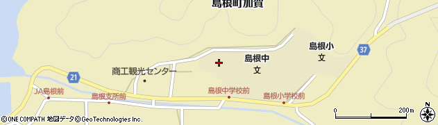 松江市立島根中学校周辺の地図