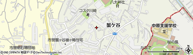 神奈川県川崎市高津区蟹ケ谷203周辺の地図
