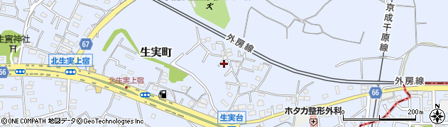 千葉県千葉市中央区生実町2464周辺の地図