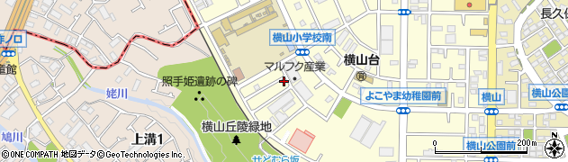 神奈川県相模原市中央区横山台2丁目20-16周辺の地図