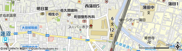 日本工学院アリーナ周辺の地図