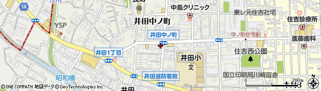 川崎井田郵便局 ＡＴＭ周辺の地図